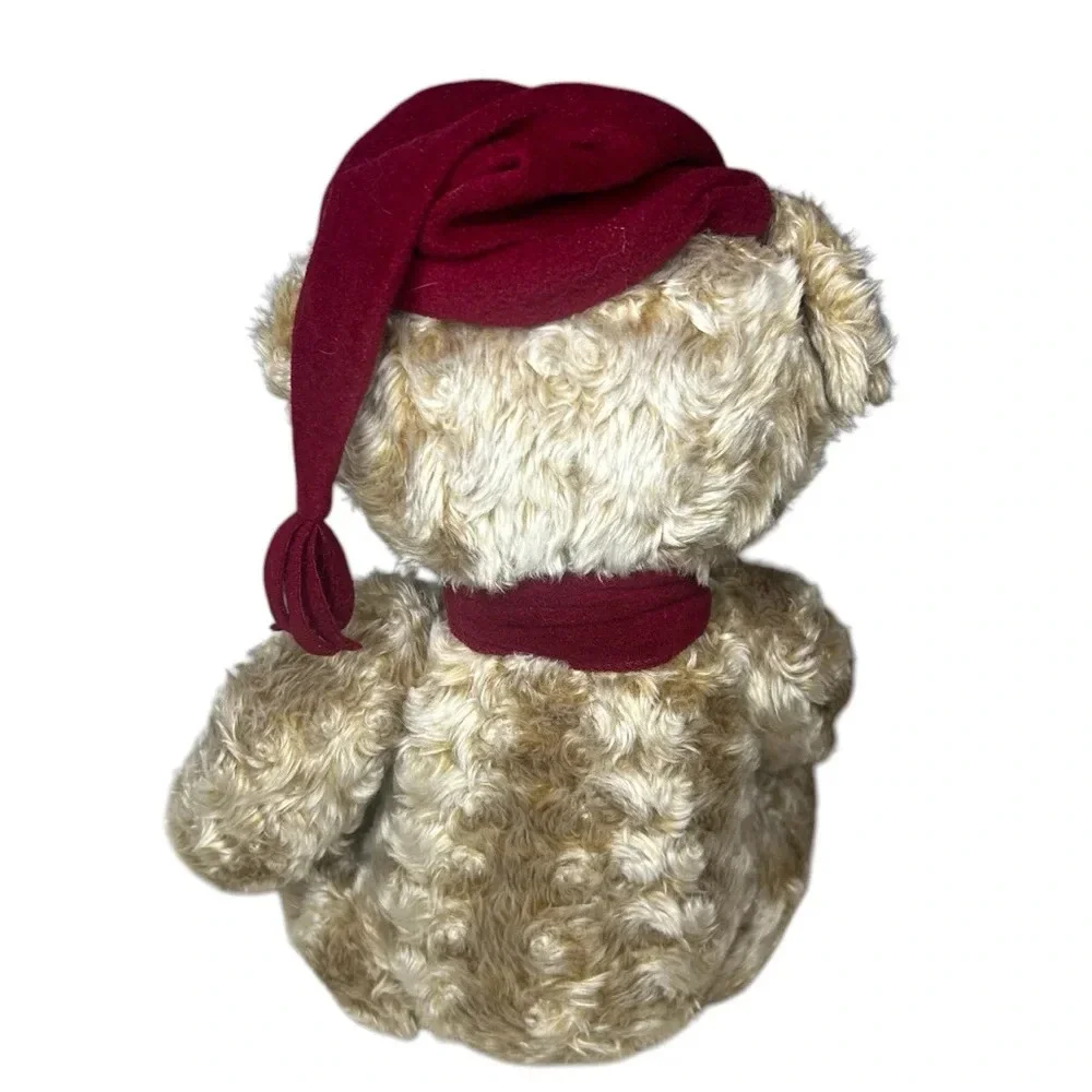 Vintage 1999 Harrods Knightsbridge Christmas Teddy Bear Plush 12” London Holiday